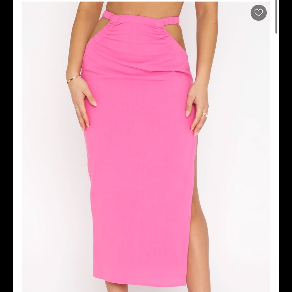 Pink Midi Skirt